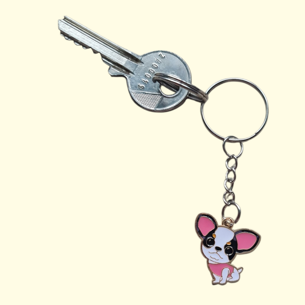 Dog Chihuahua Keyring