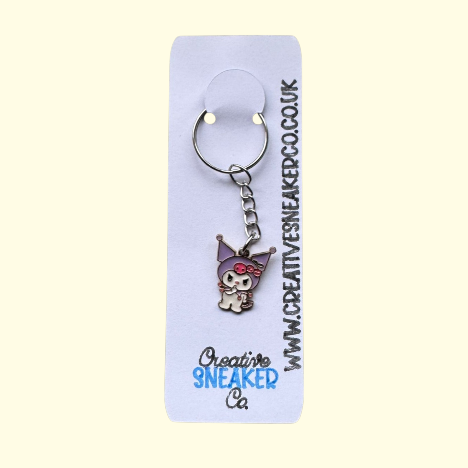 Kuromi Purple Keyring
