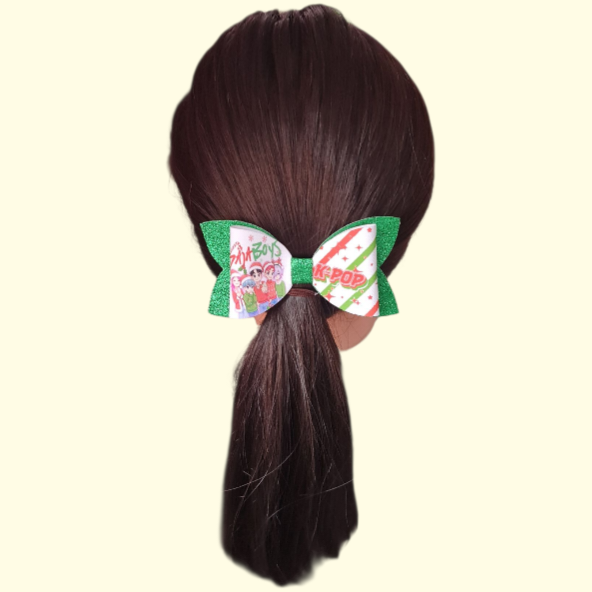 Christmas Saja Boys Standard Hair Bow