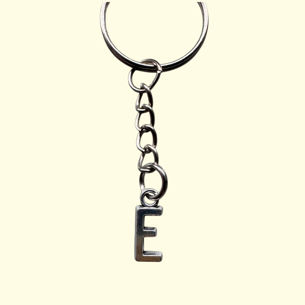 Letter E Keyring