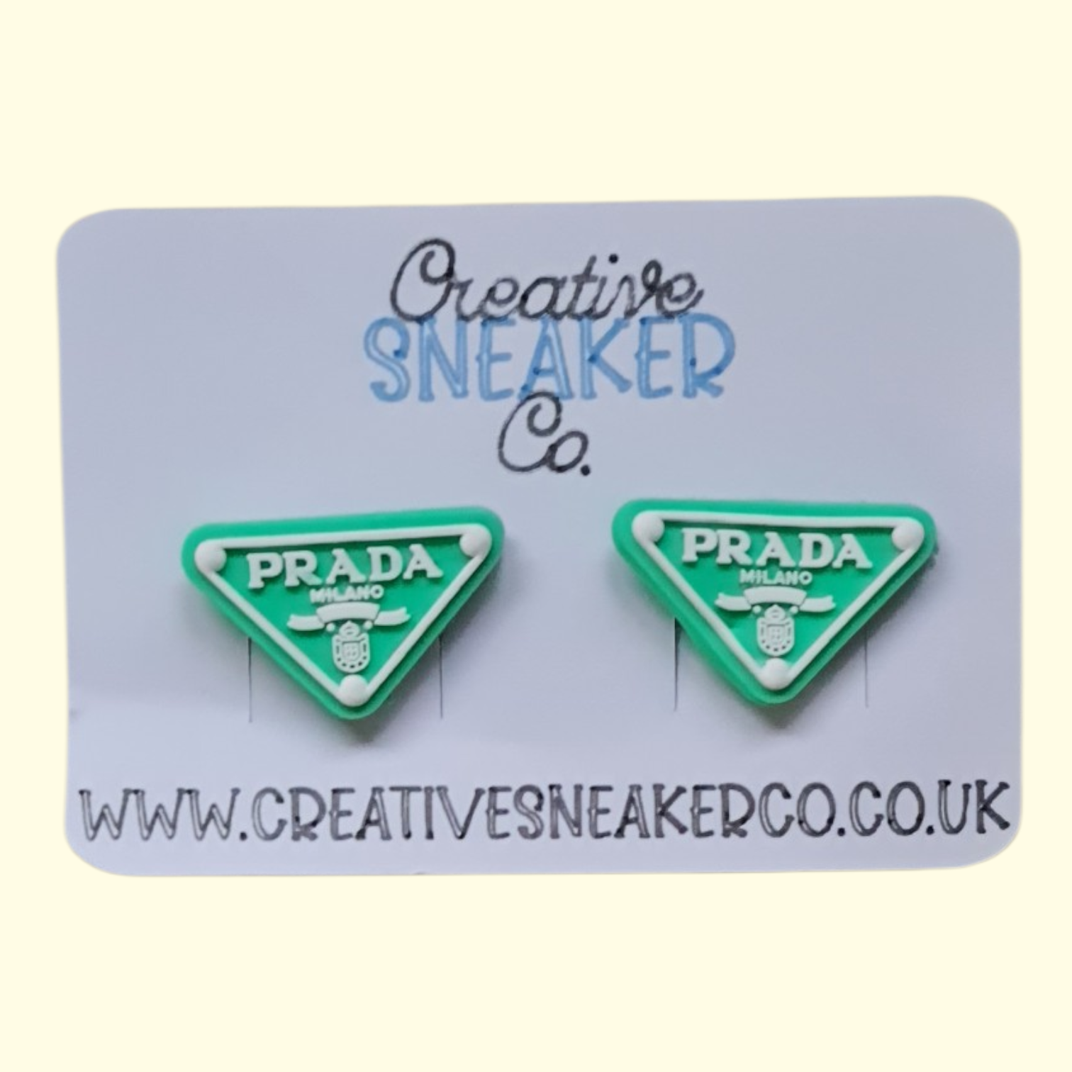 Designers Green Crocs Charms x2
