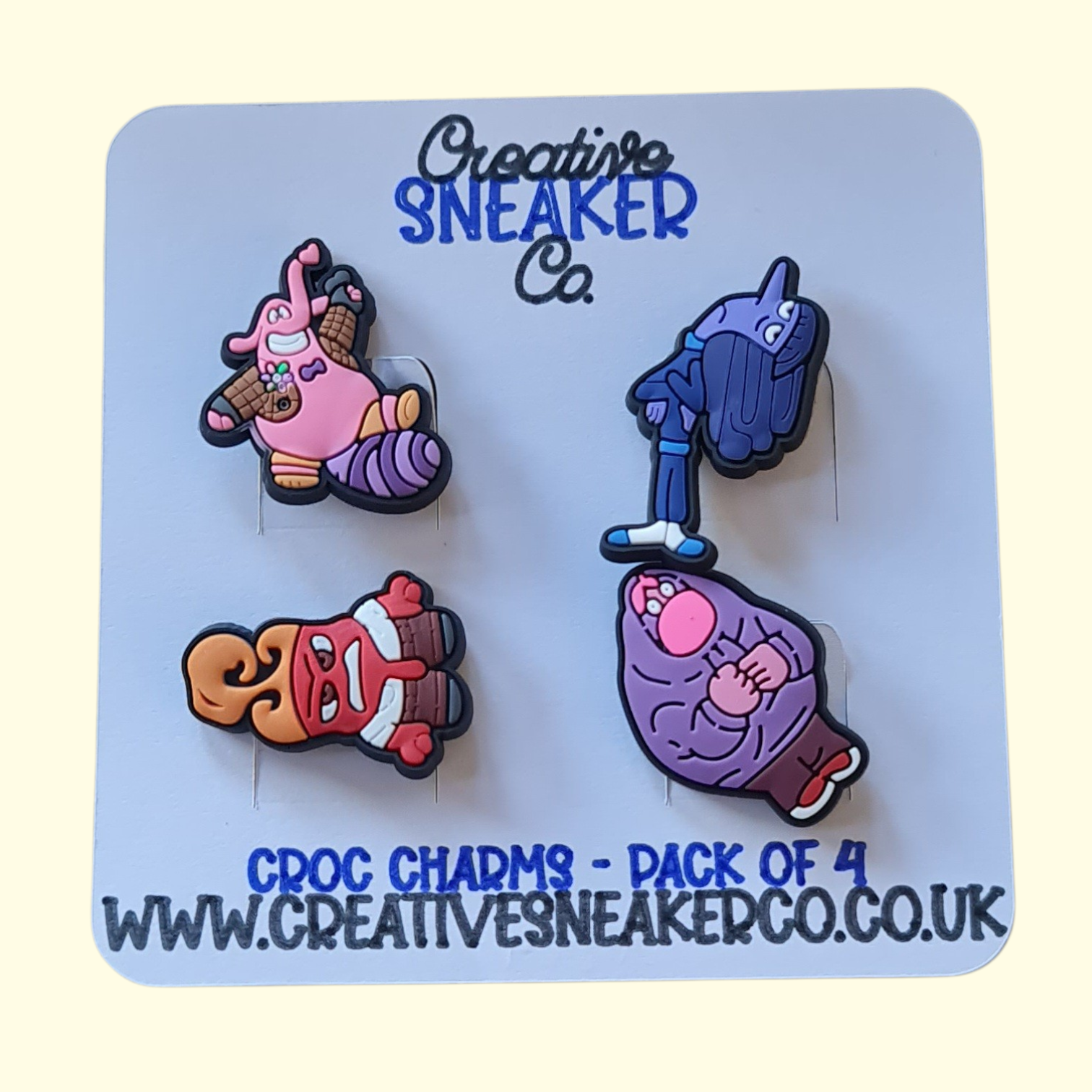Inside Out Crocs Charms x4