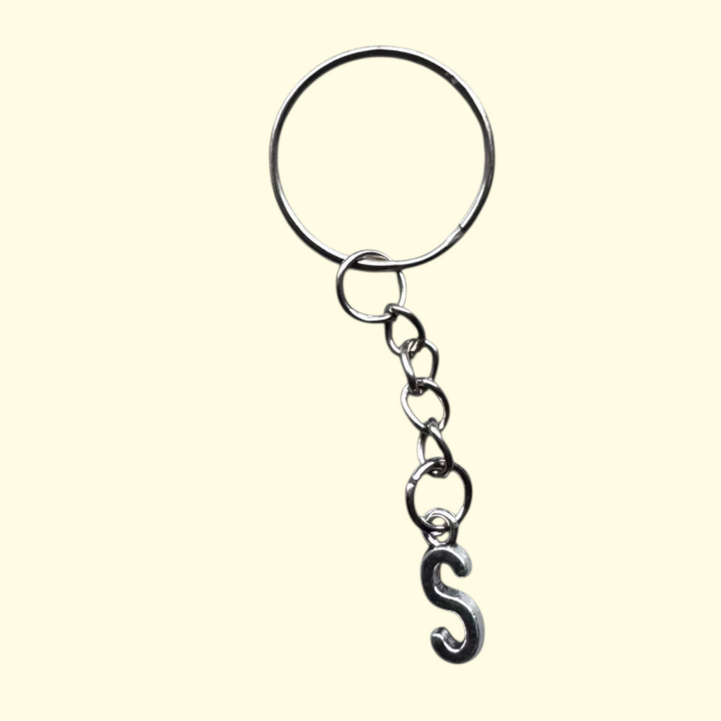 Letter S Keyring