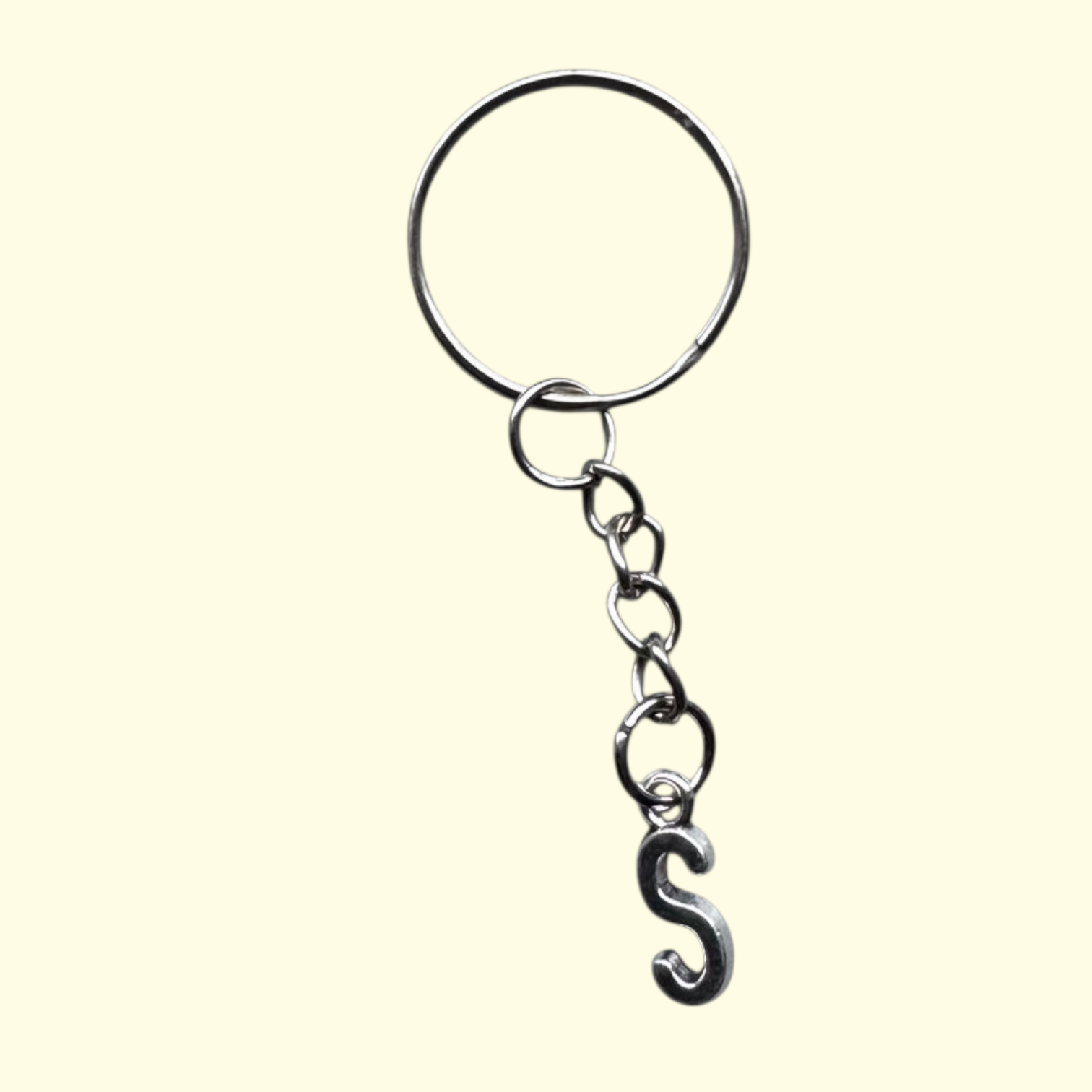 Letter S Keyring