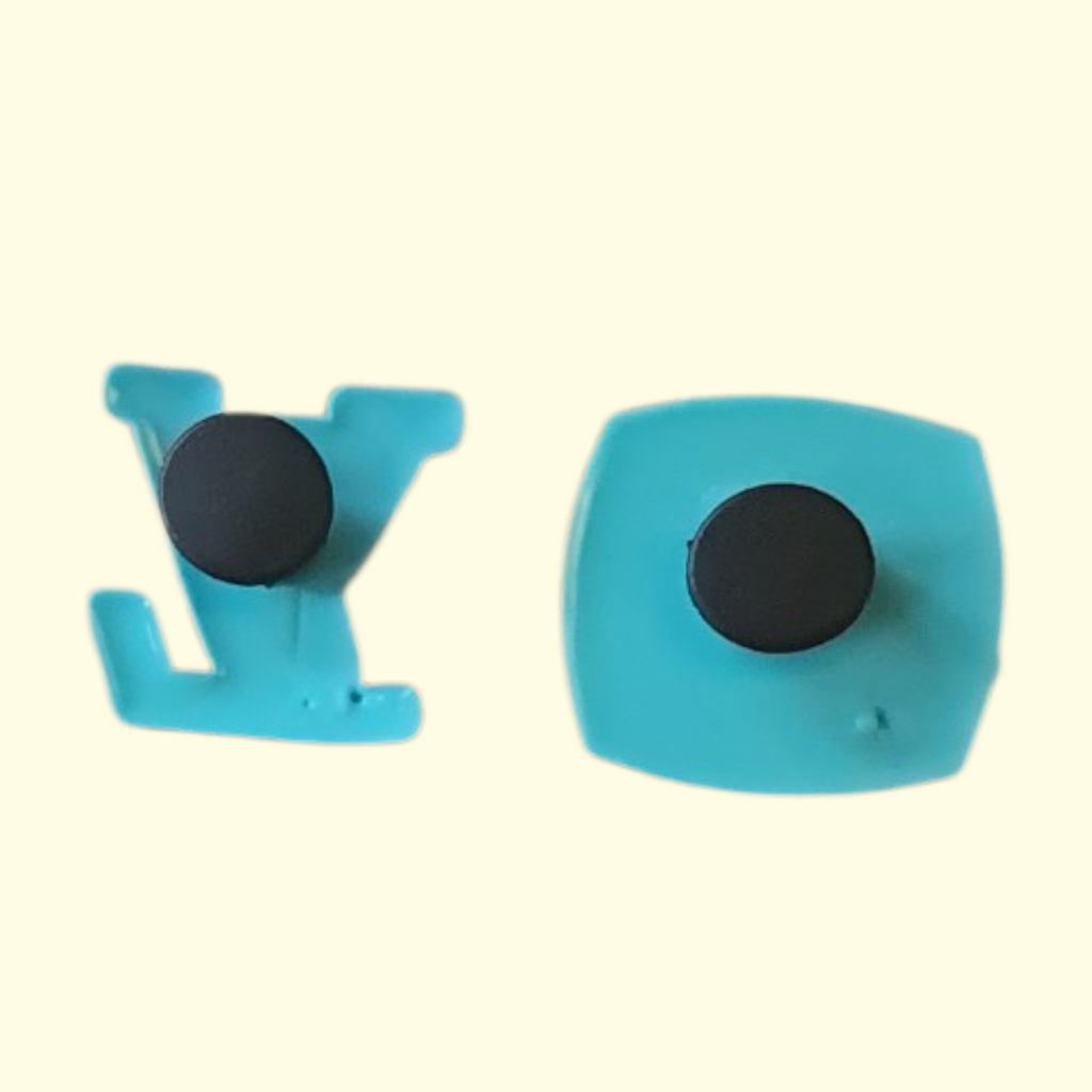Designers Mint Crocs Charms x2