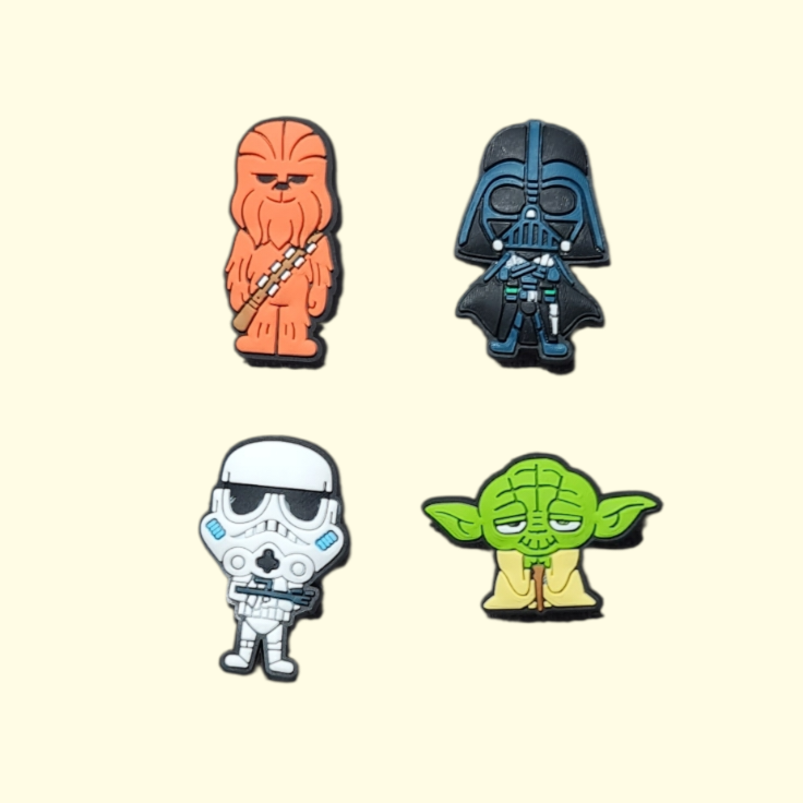 Star Wars Crocs Charms x4