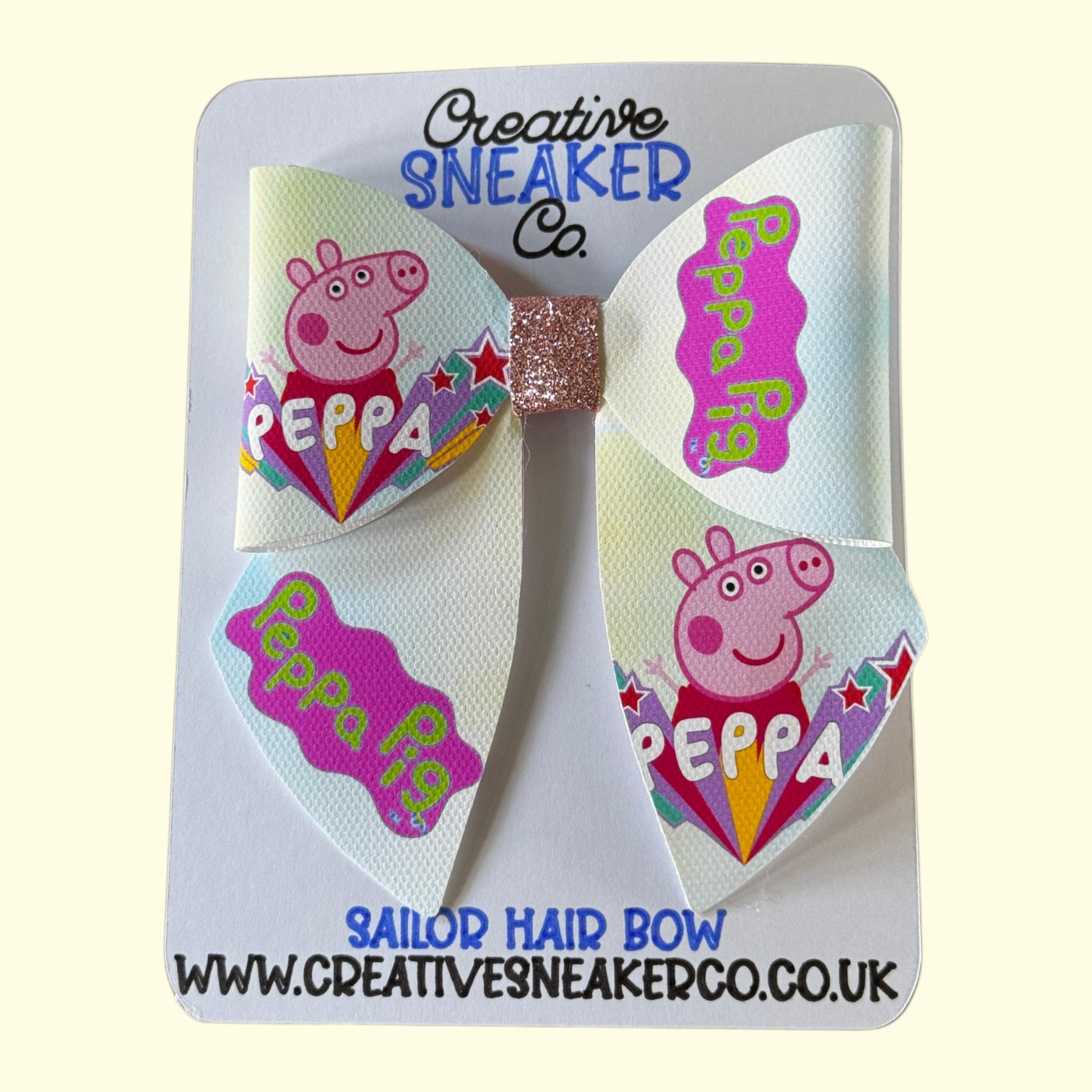 Peppa Pig Sailor Hair Bow