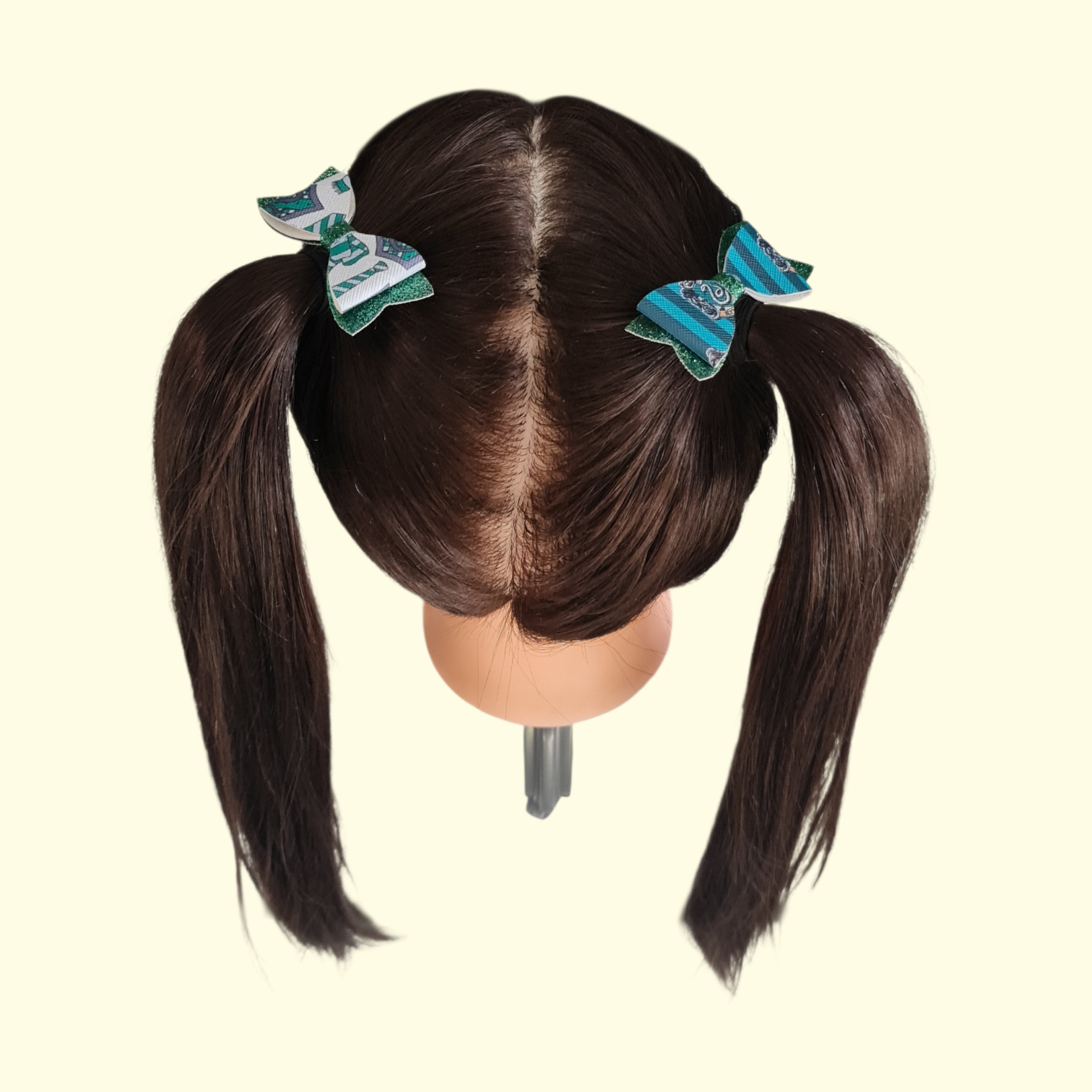 Harry Potter Slytherin Hair Bow x2