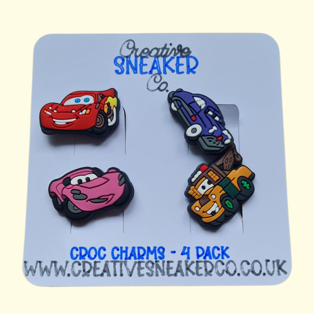 Cars Crocs Charms x4
