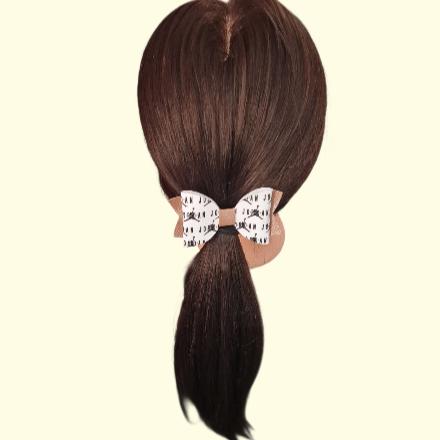 Jumpman Dusky Pink Hair Bow