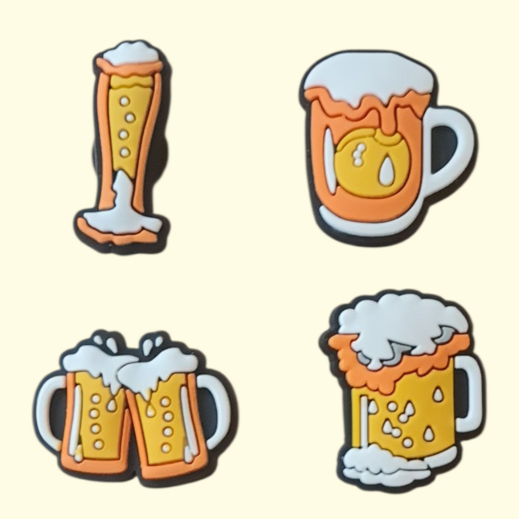 Beers Crocs Charms x4