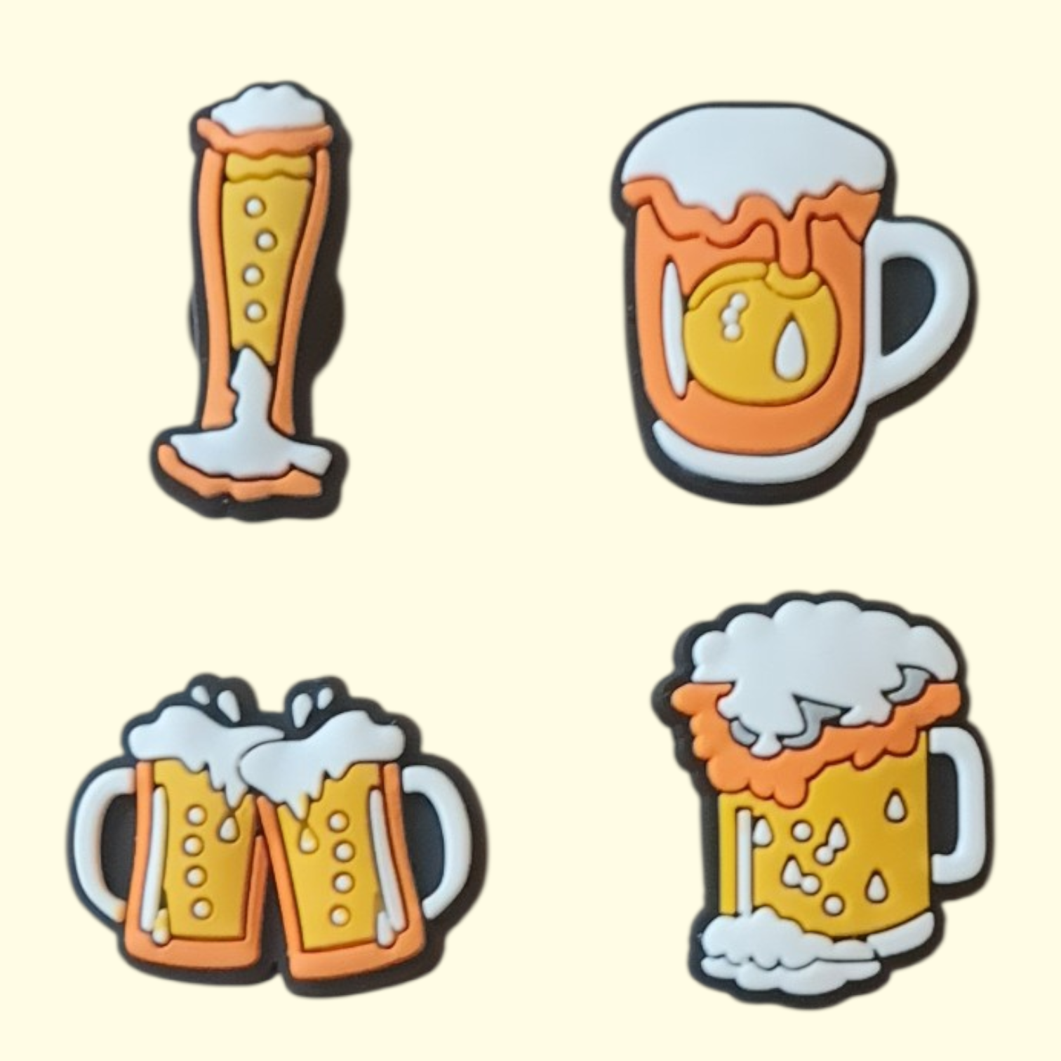 Beers Crocs Charms x4