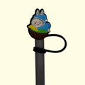 Labubu Sleeping Straw Topper