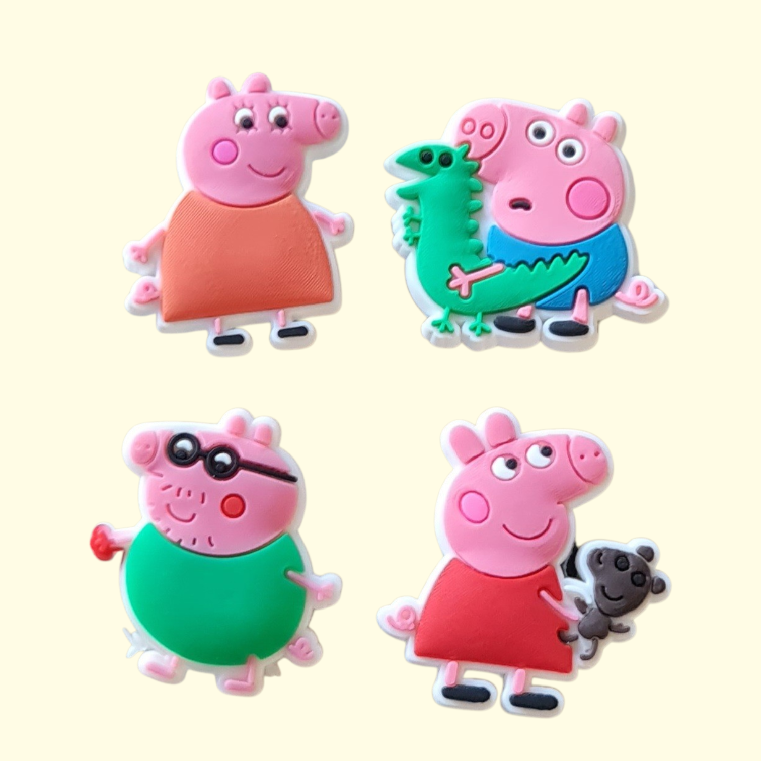 Peppa Pig Crocs Charms x4