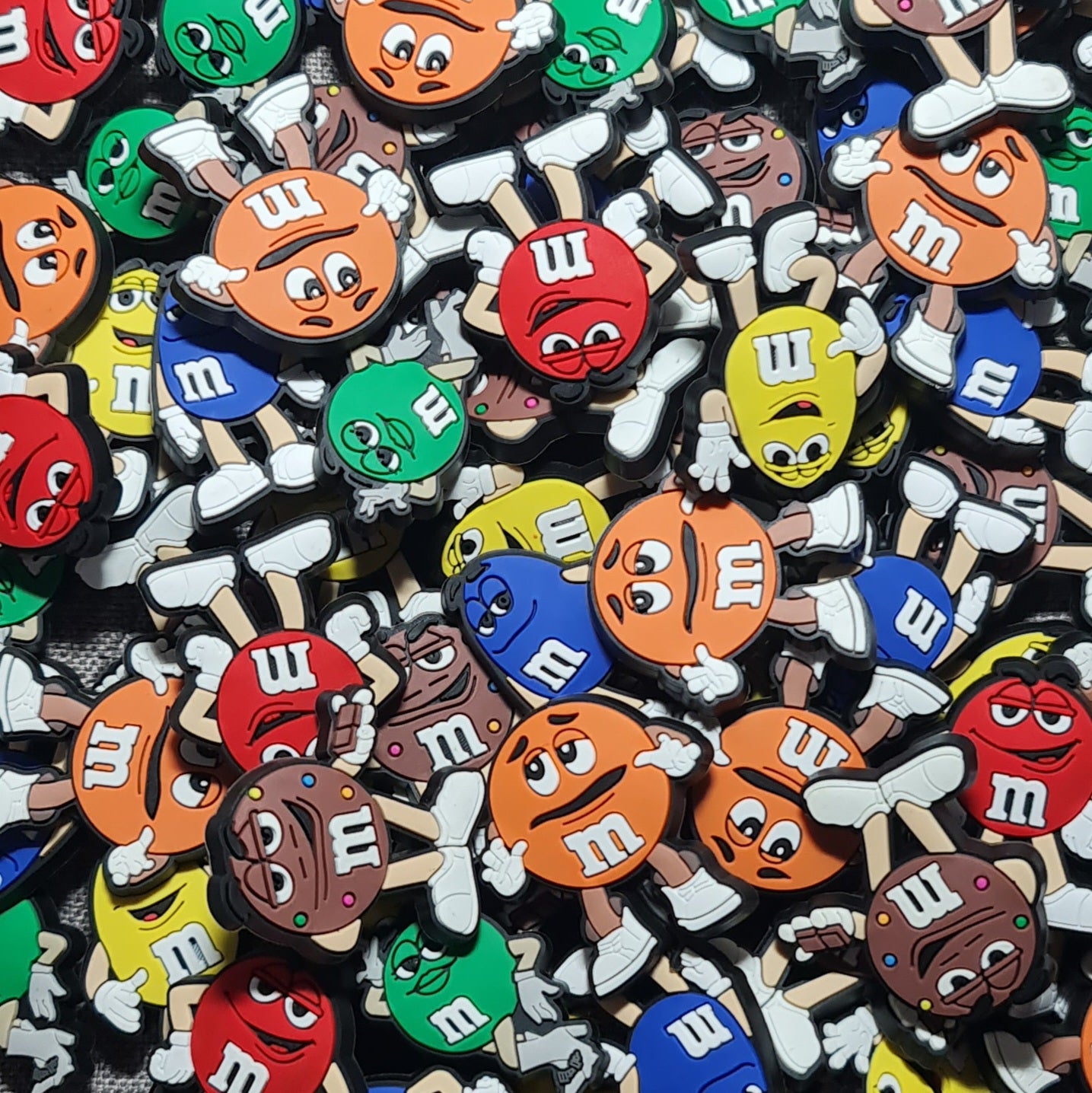 M&M's Crocs Charms x6