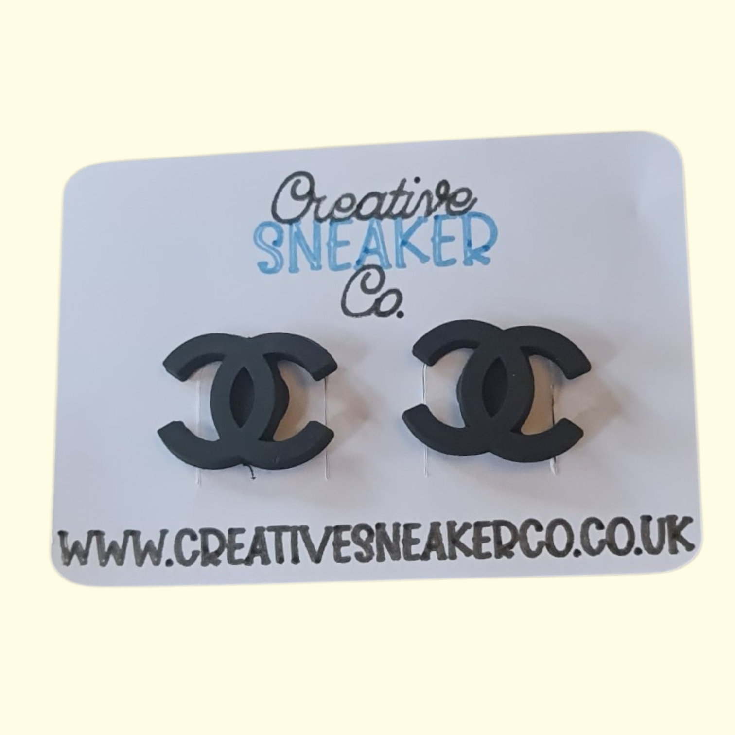 Designers Black Crocs Charms x2