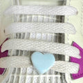 Heart Blue Shoelace Charms