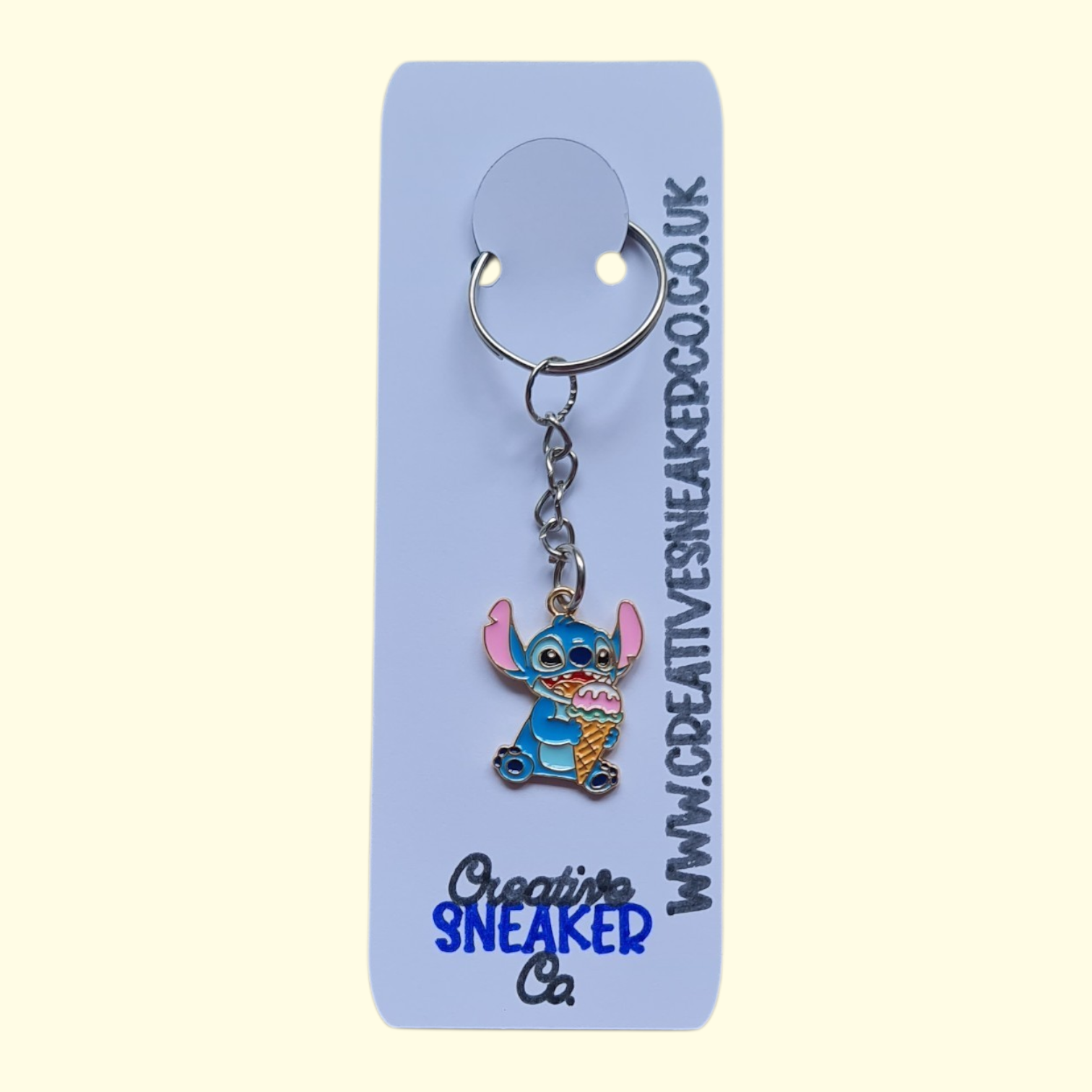 Stitch Ice Cream Keyring