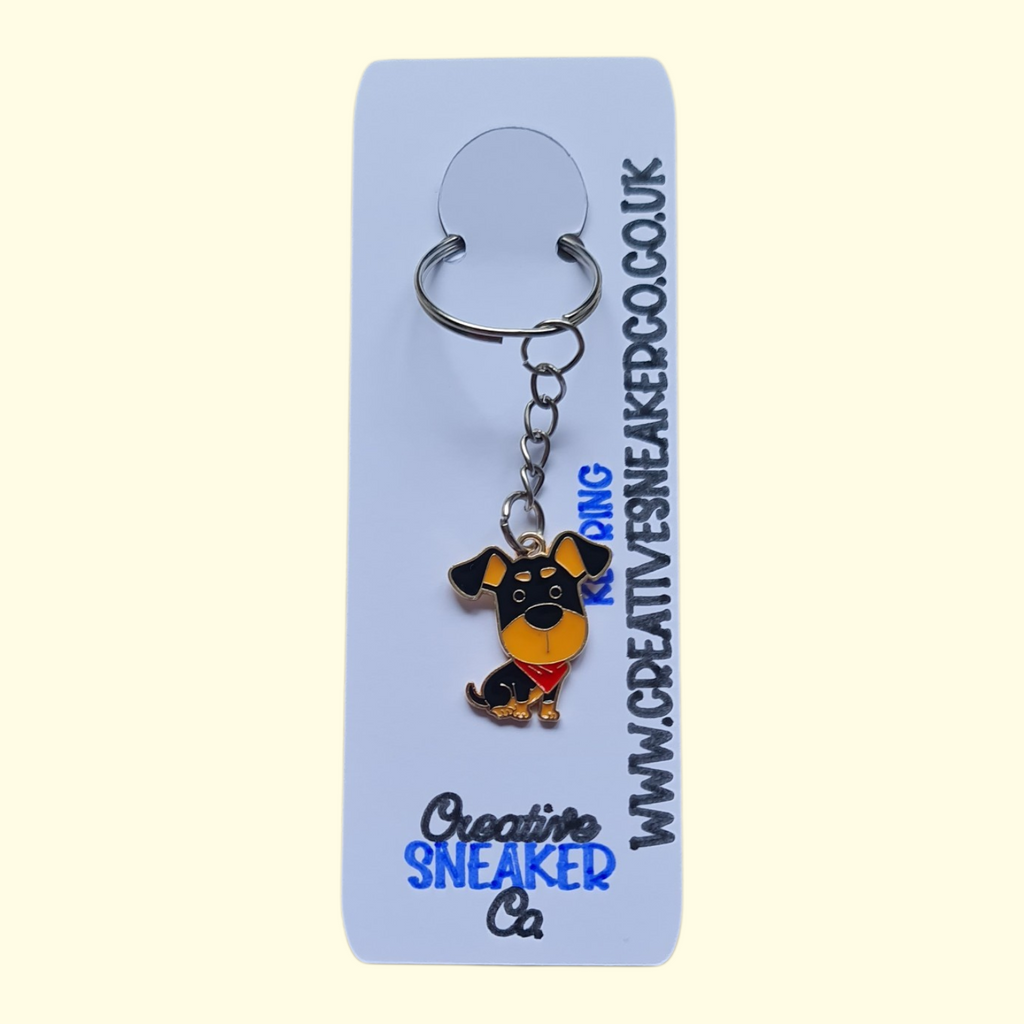 Dog Dachshund Keyring