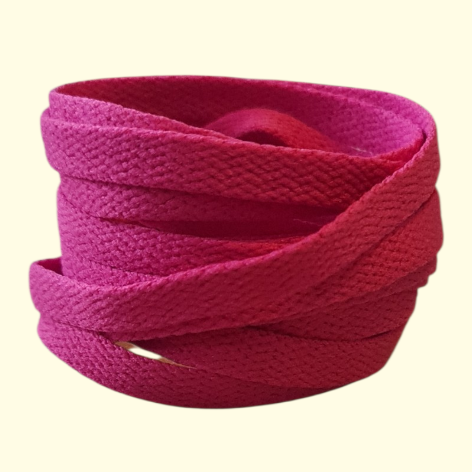 Flat Shoelaces 120cm Bright Pink