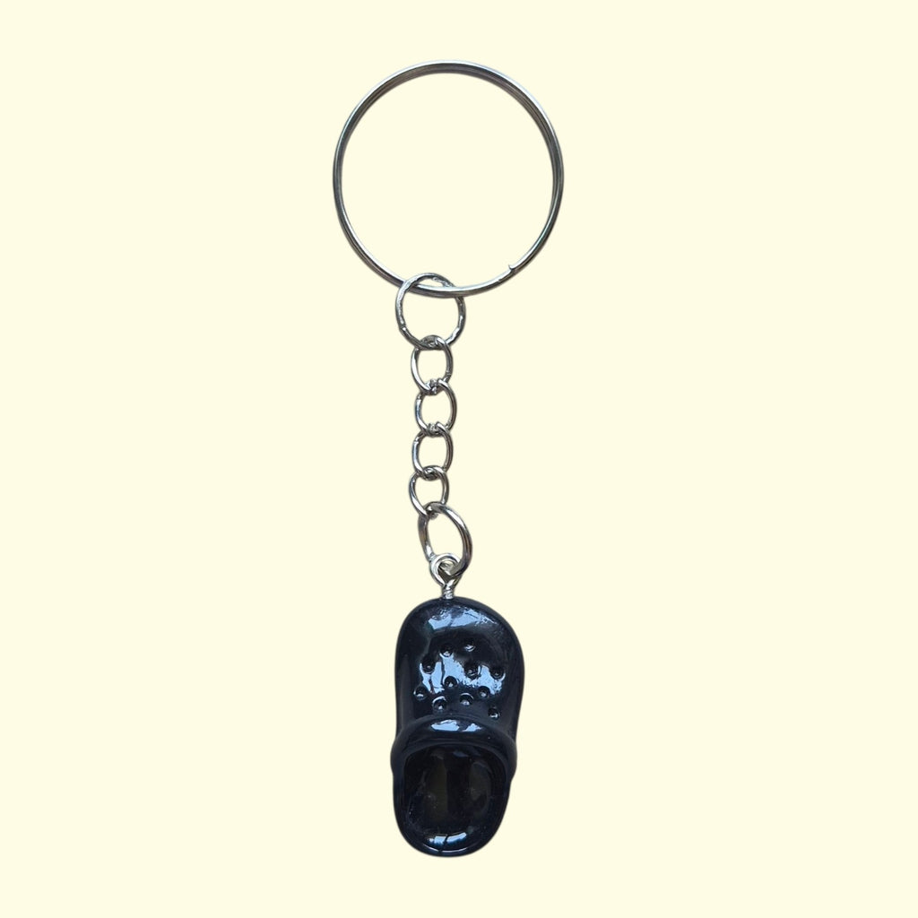 Crocs Black Keyring