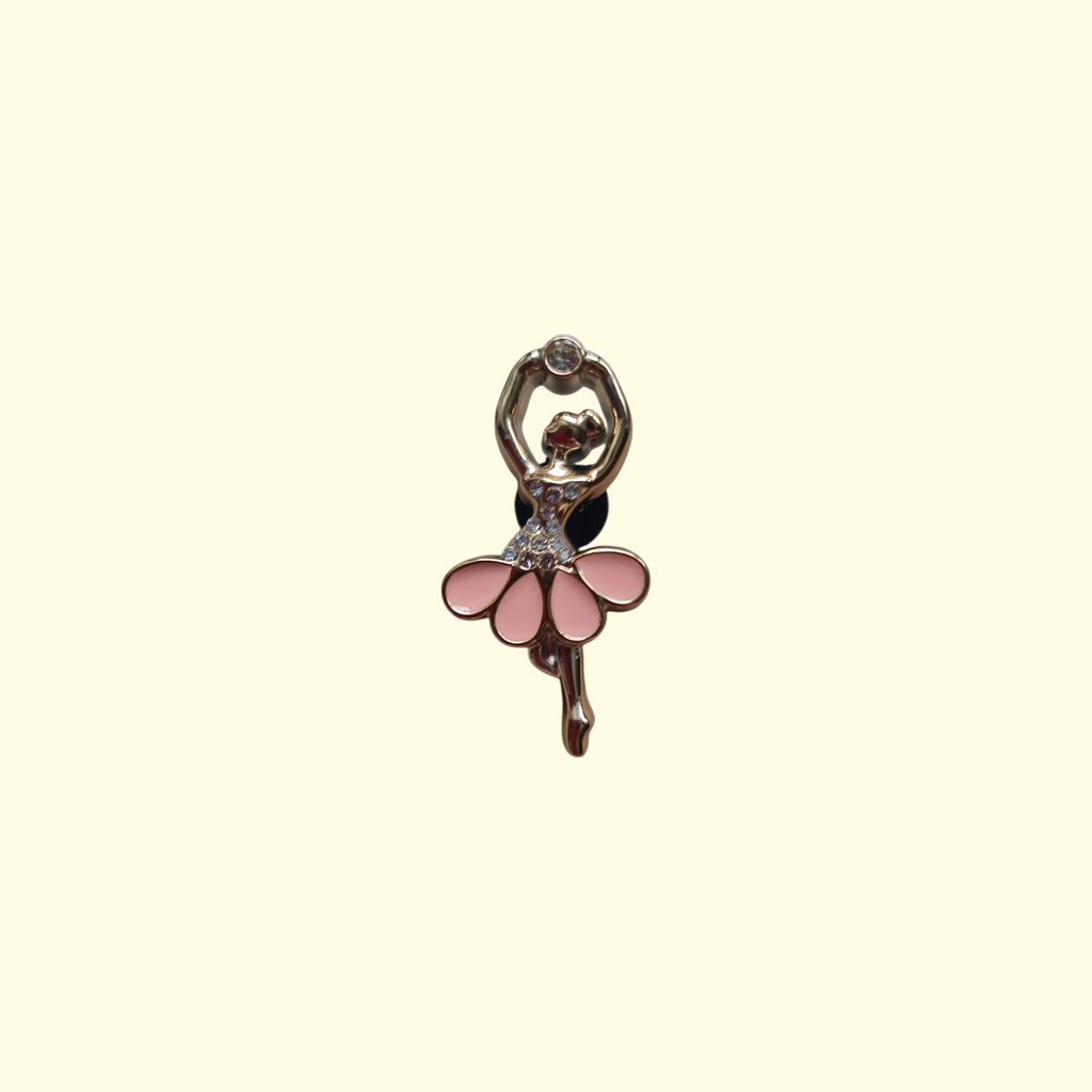 Pink Ballerina Bling Crocs Charms x4