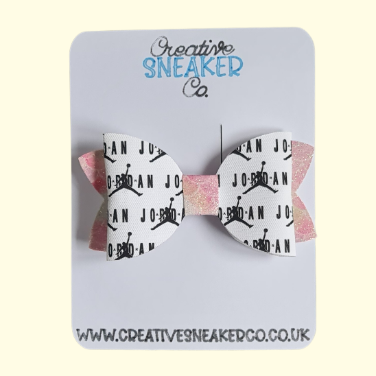Jumpman Pink Mermaid Hair Bow