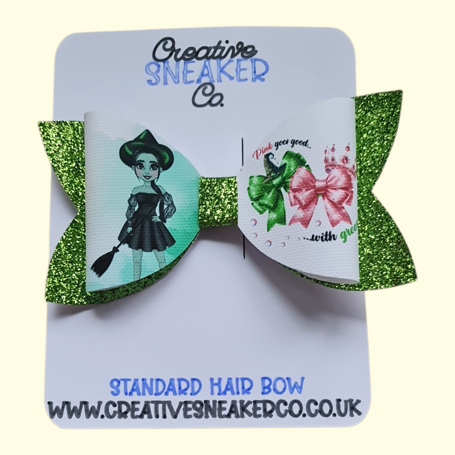 Wicked Elphaba Standard Hair Bow