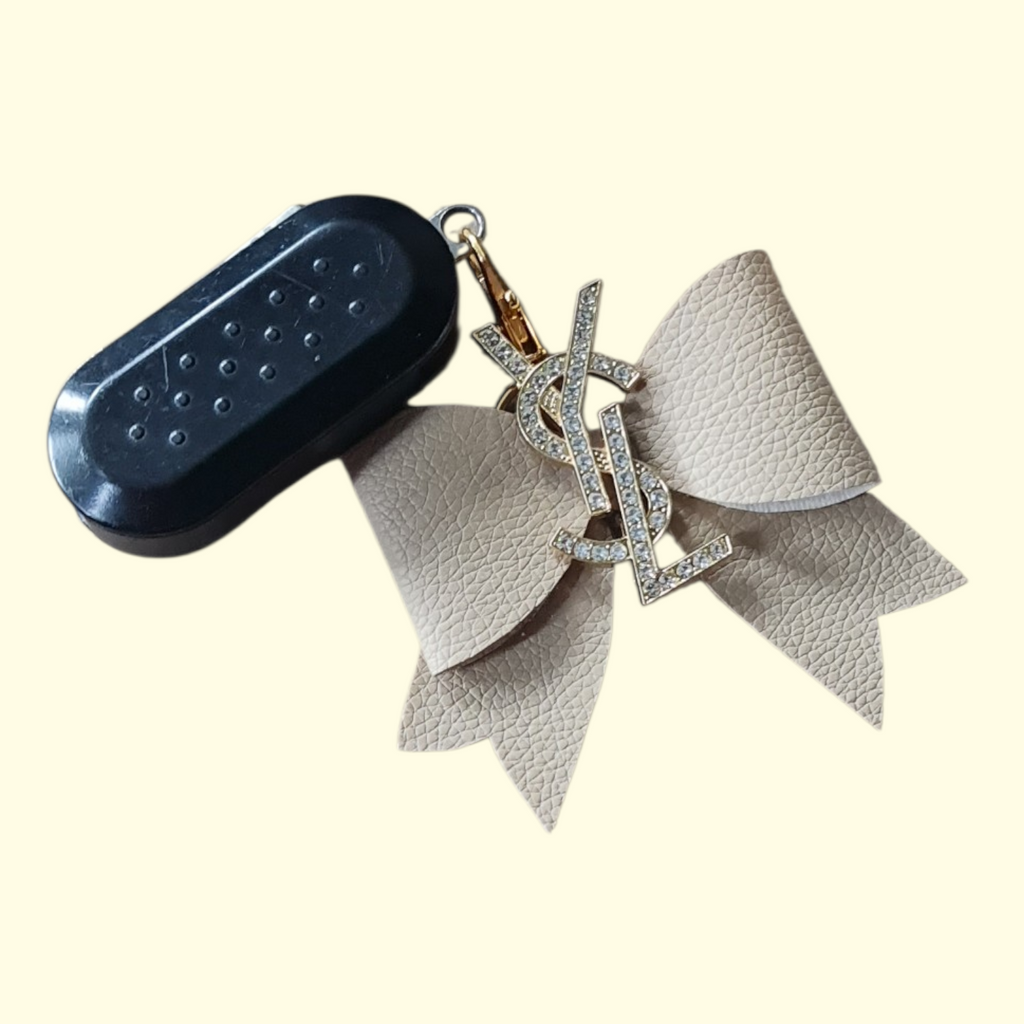 Beige Gold LV Bag Charm