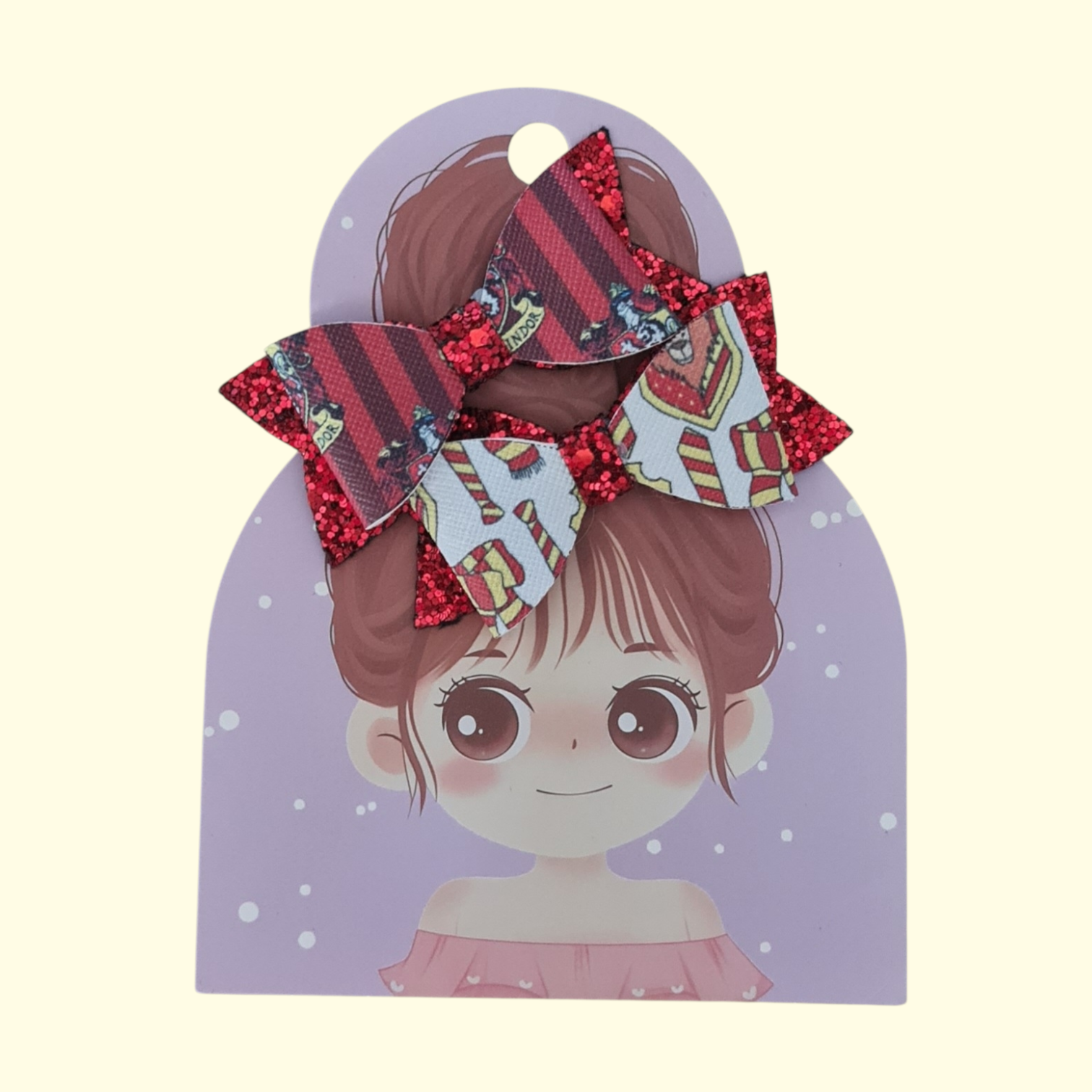 Harry Potter Gryffindor Hair Bow x2