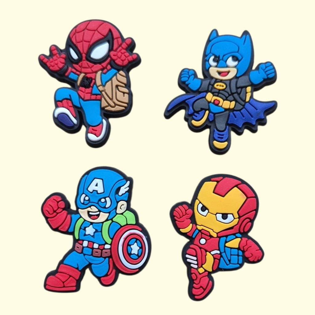 Marvel Crocs Charms x4
