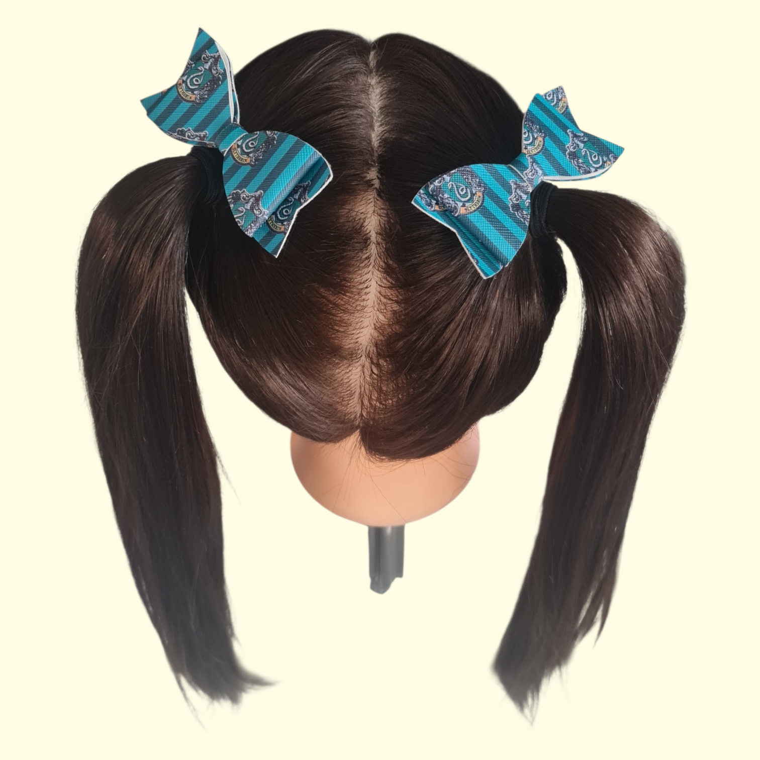 Harry Potter Slytherin Badge Hair Bow x2