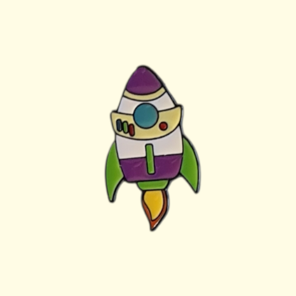 Toy Story Buzz Rocket Pin Badge