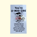 You're A-Moo-Zing Cow Pocket Hug