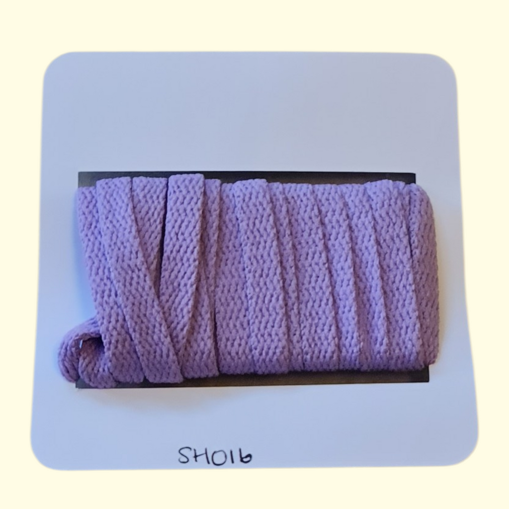 Flat Shoelaces 120cm Lilac Purple