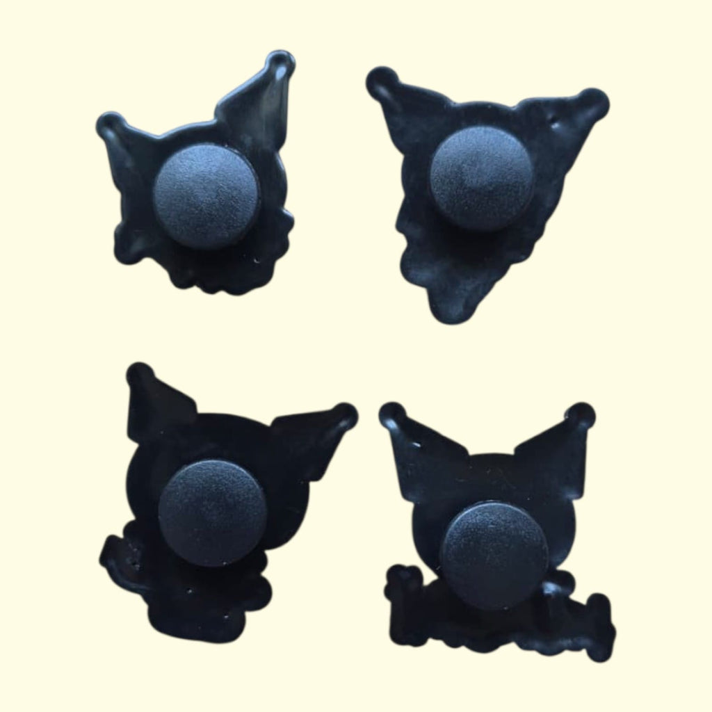 Kuromi Crocs Charms x4
