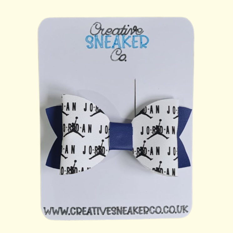 Jumpman Blue Hair Bow