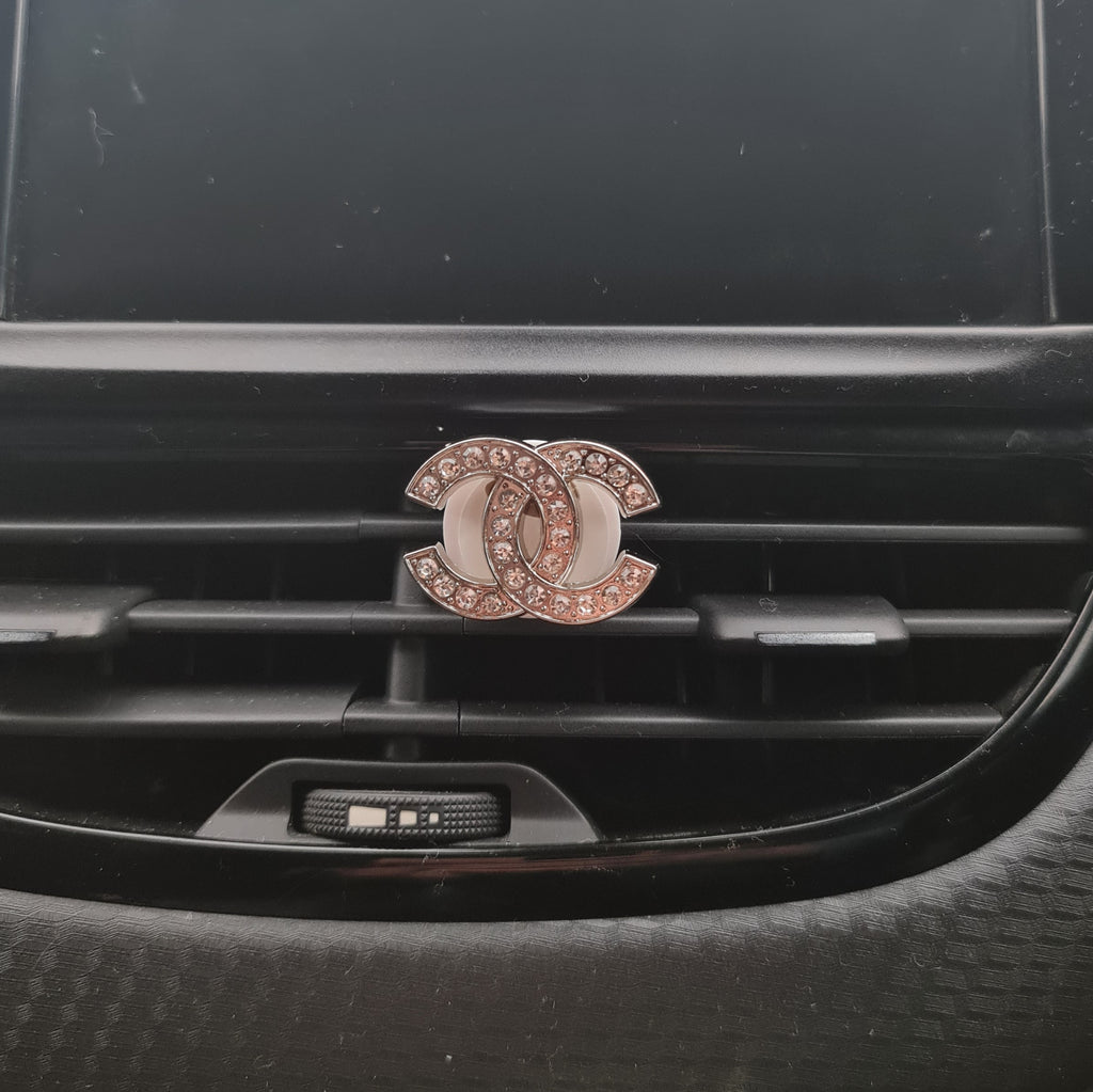 Chanel Silver Clip In Car Air Freshener