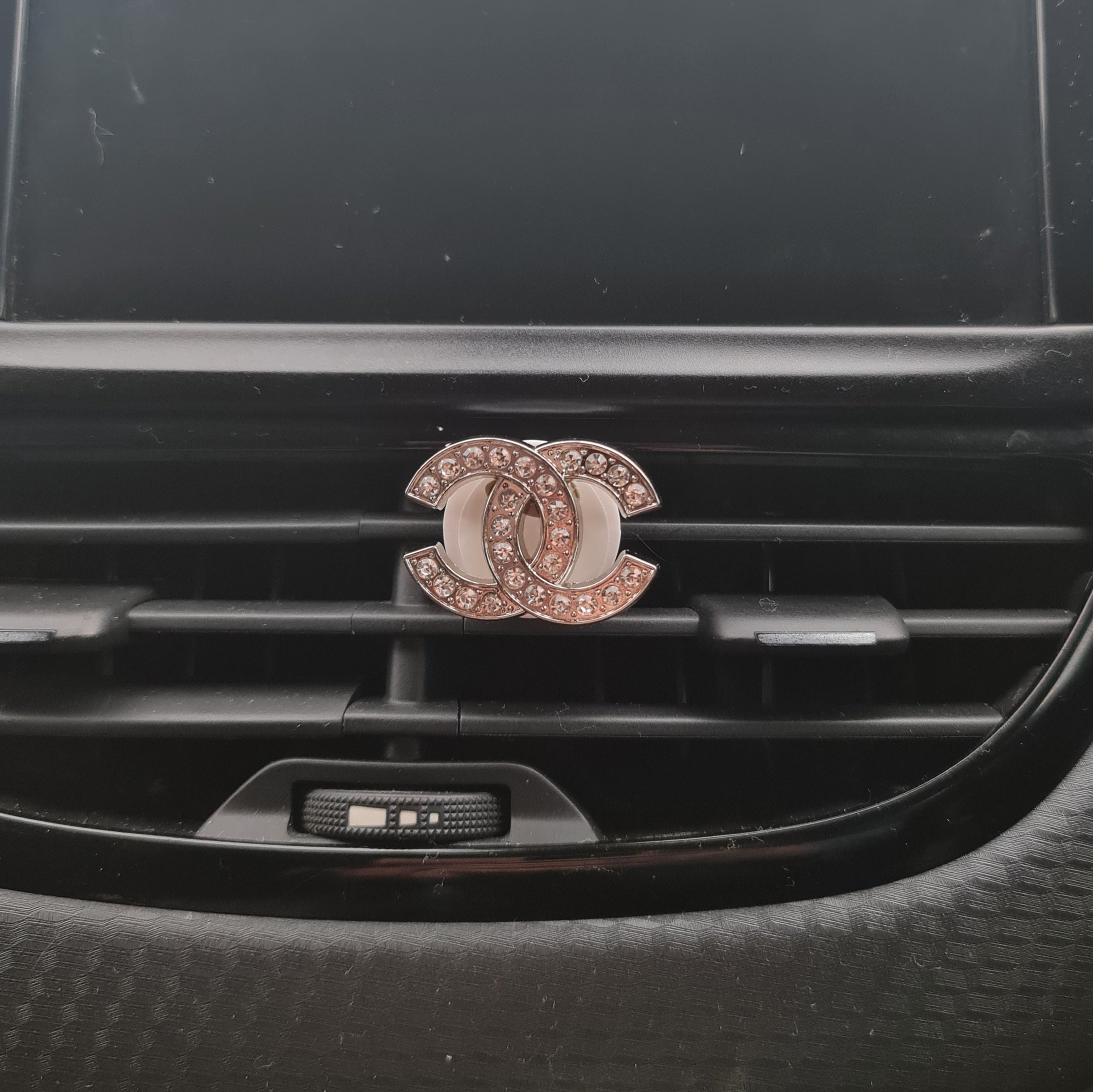 Chanel Silver Clip In Car Air Freshener