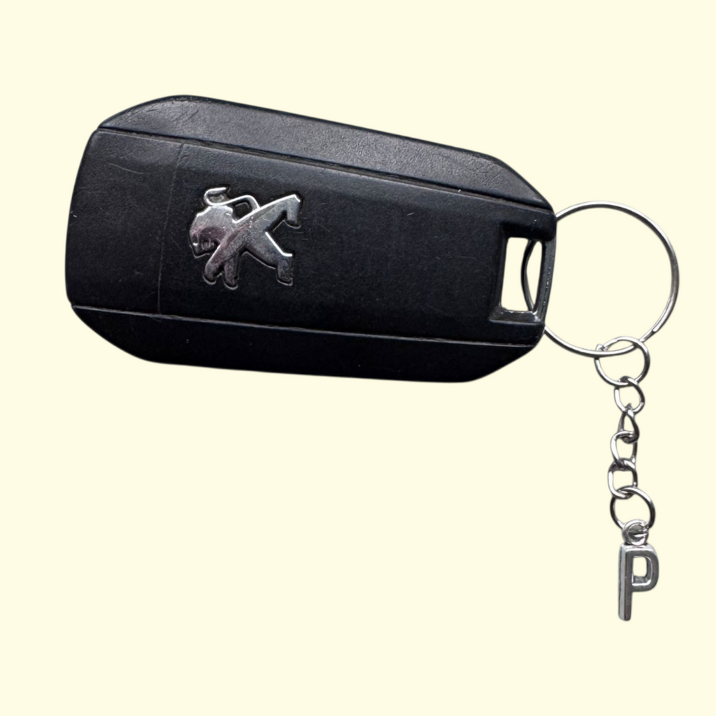 Letter P Keyring