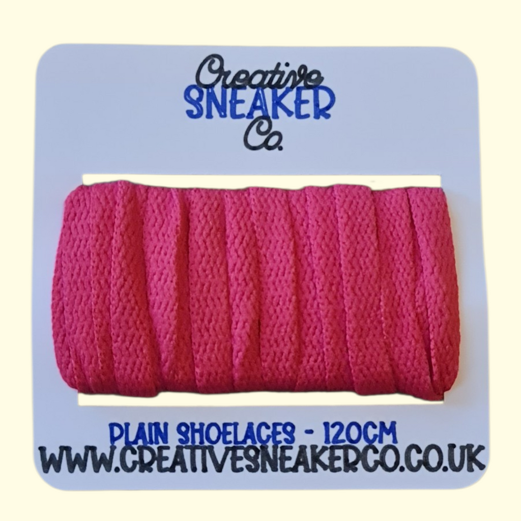 Flat Shoelaces 120cm Fuchsia