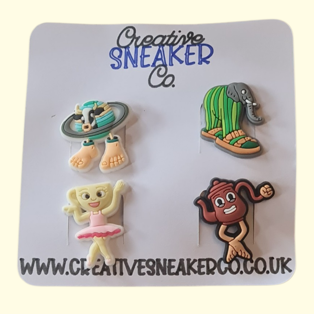 Italian Brain Rot Crocs Charms x4