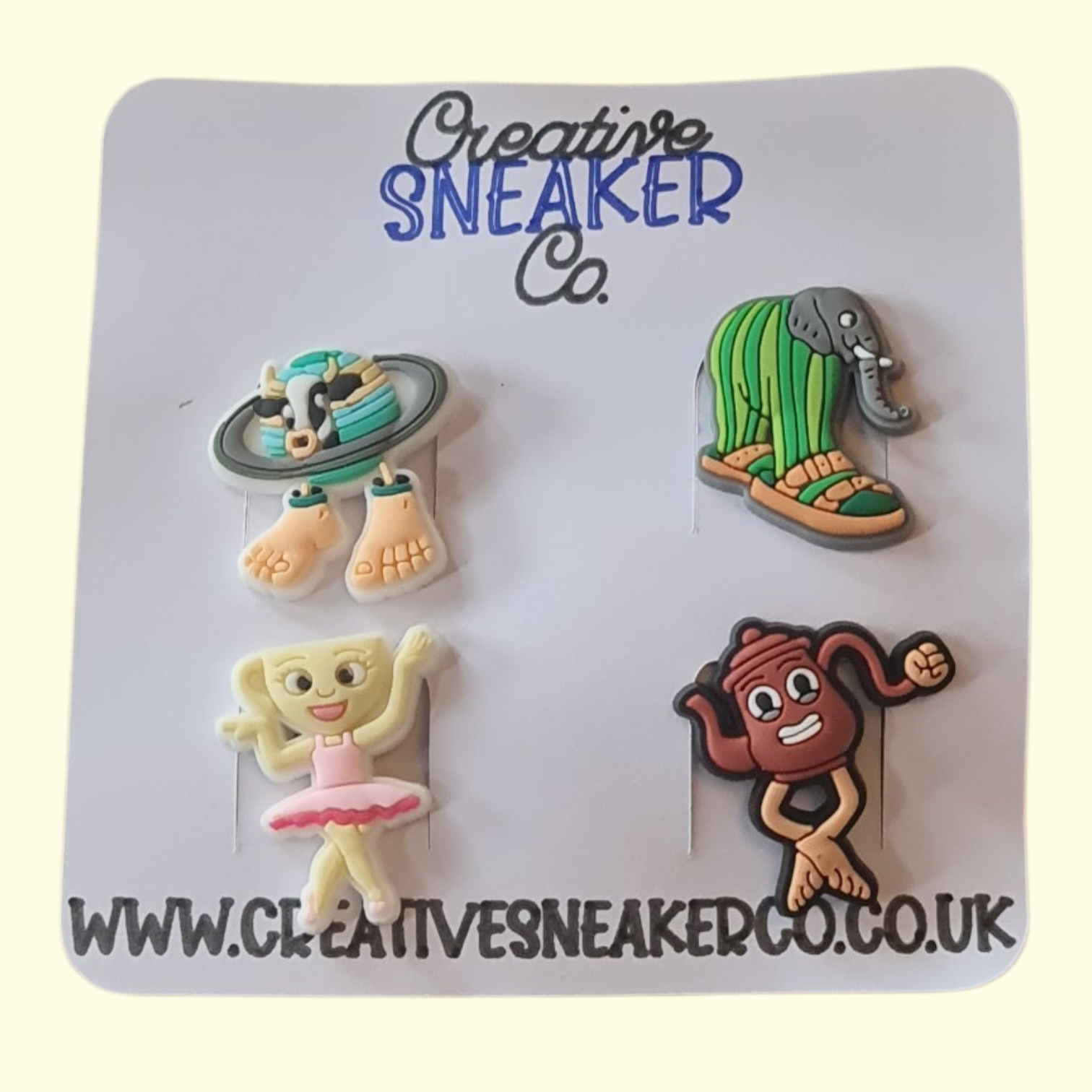 Italian Brain Rot Crocs Charms x4
