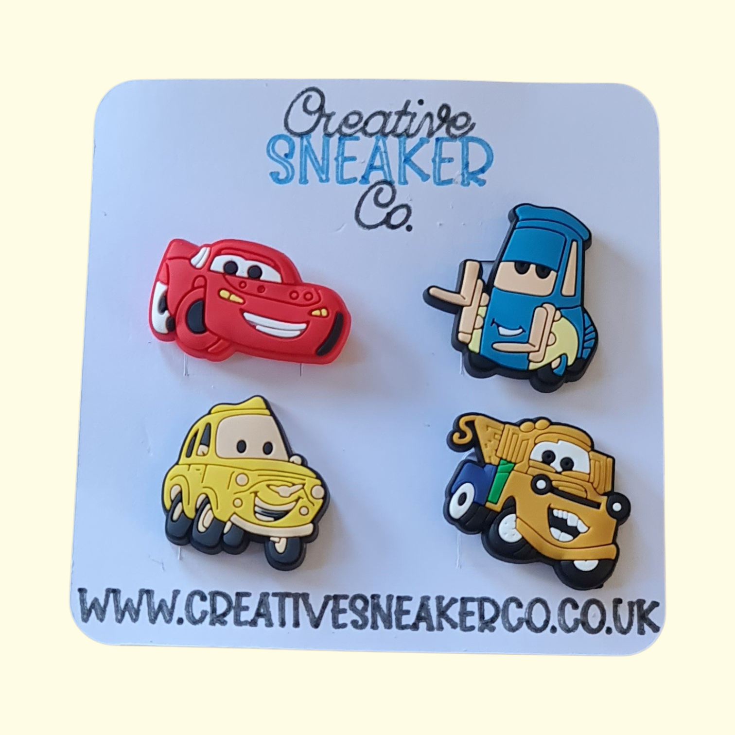 Cars Crocs Charms x4