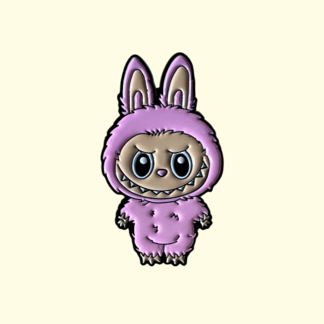 Labubu Exciting Macaron Pin Badge