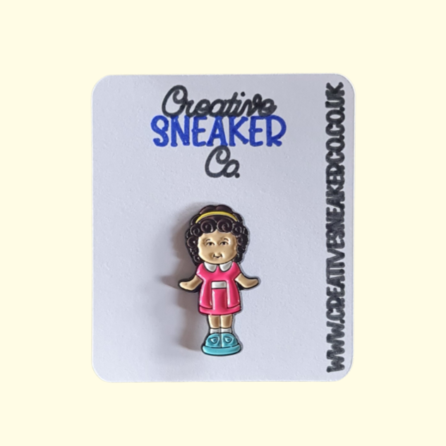 Polly Pocket Doll Pin Badge
