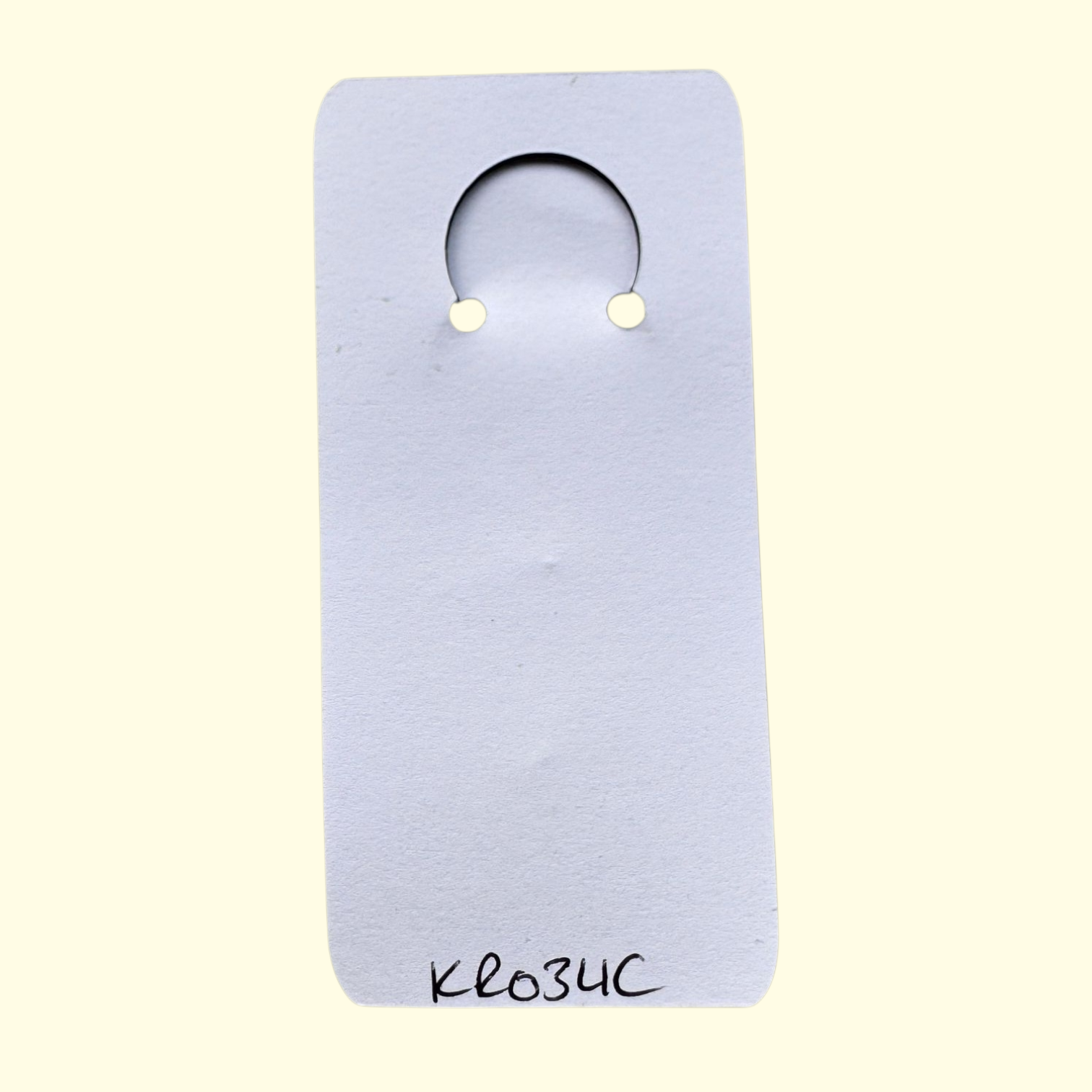 Labubu Face Brown Keyring