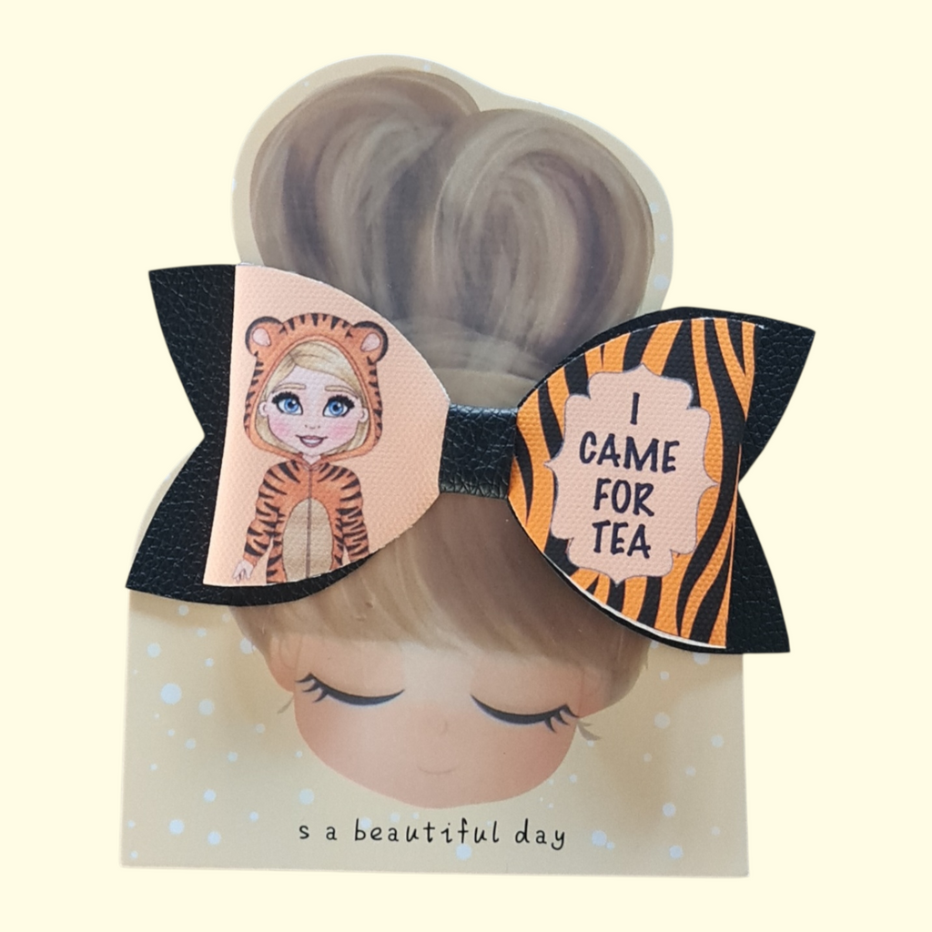 The Tiger Who Came To Tea Hair Bow