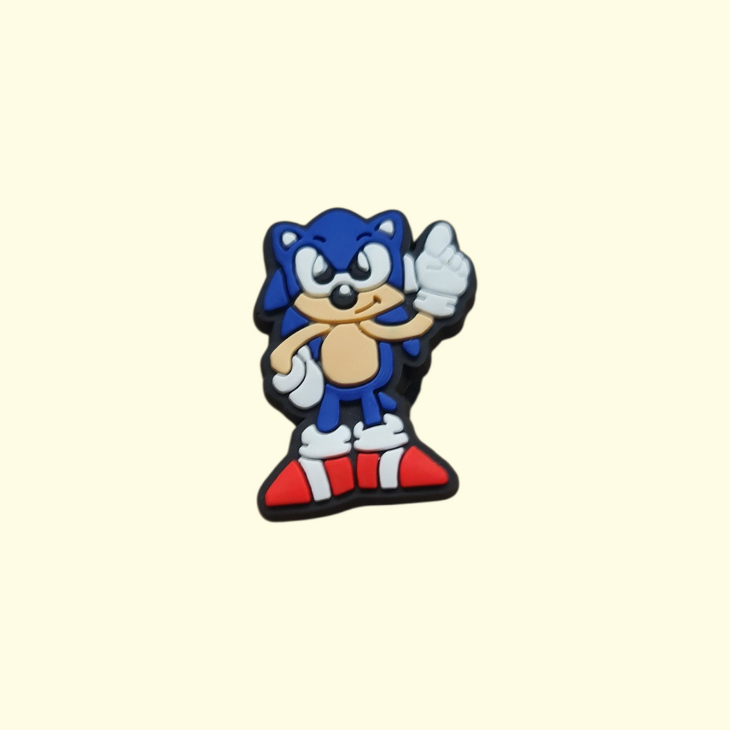 Sonic Crocs Charms x4