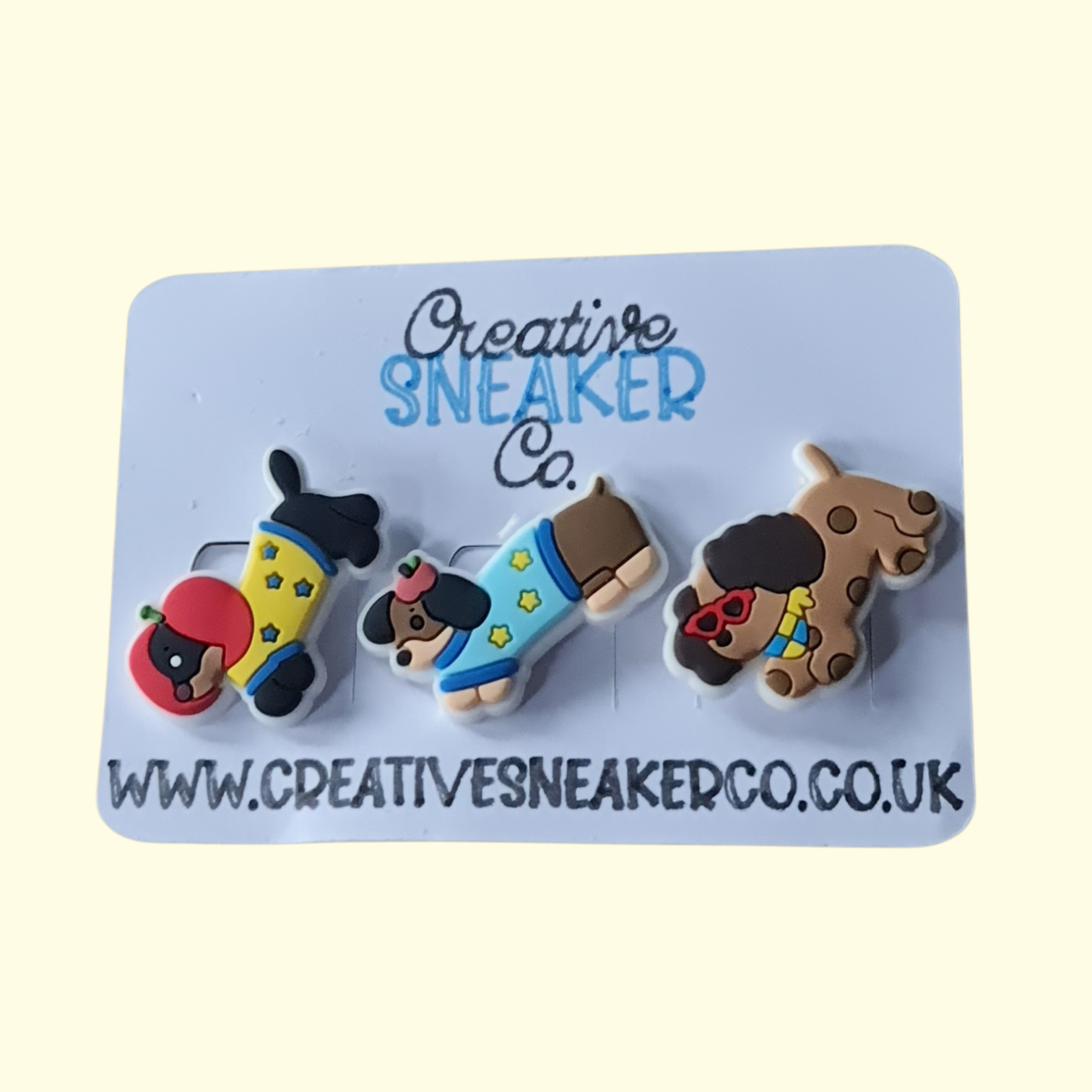Sausage Dog Crocs Charms x3